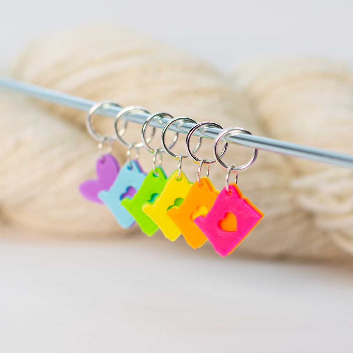 Beaver State Stitch Markers