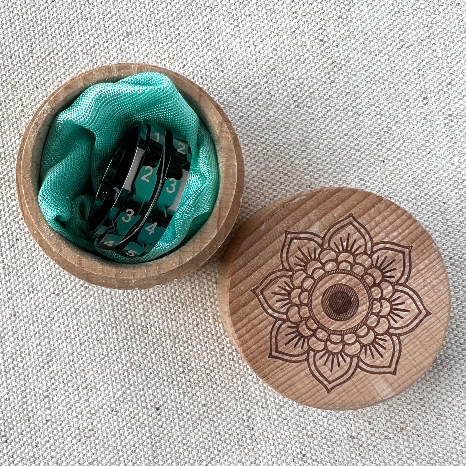 Mindful Row Counter Ring