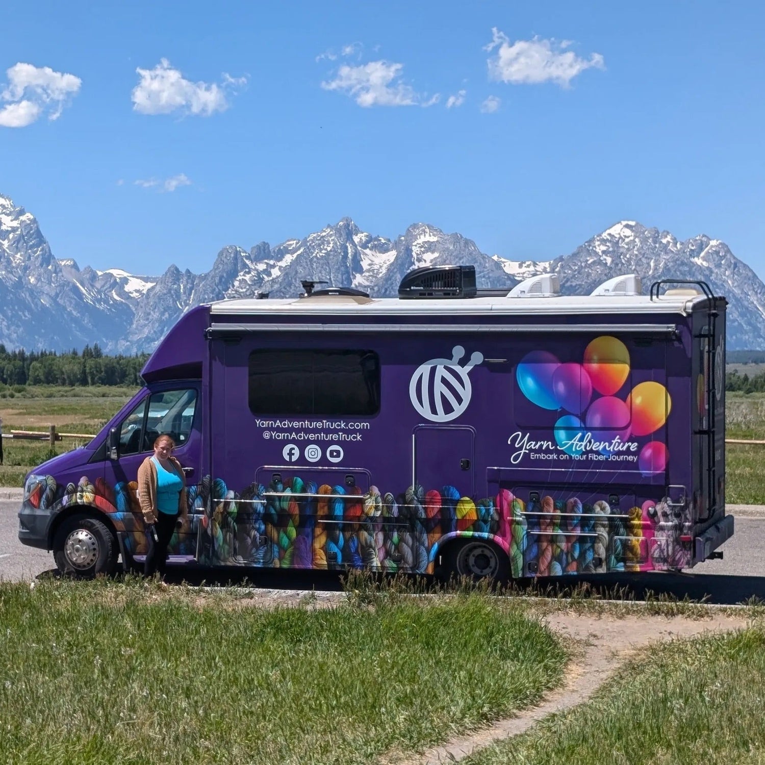 Yarn Adventure Truck Pop-up