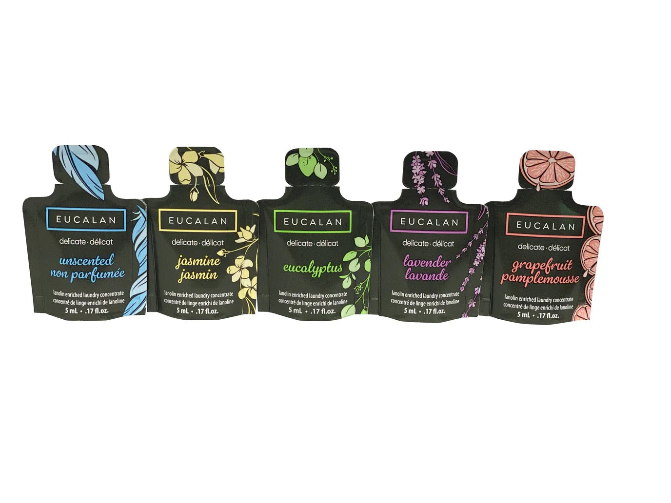 Eucalan Fabric Wool Wash Sample Packs