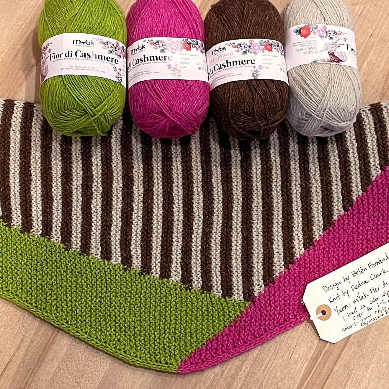 Pop Color Intarsia Knitting