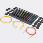 All included pieces from Knitter's Pride Symfone Dreamz Deluxe 5" Interchangeable Knitting Needle Set