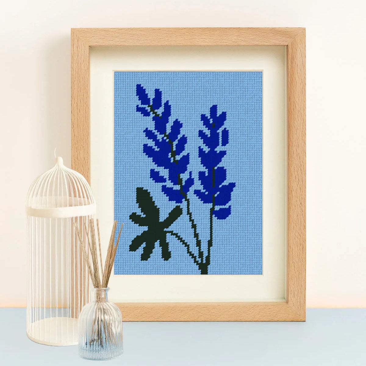 Needlepoint Canvas Kit Lupine